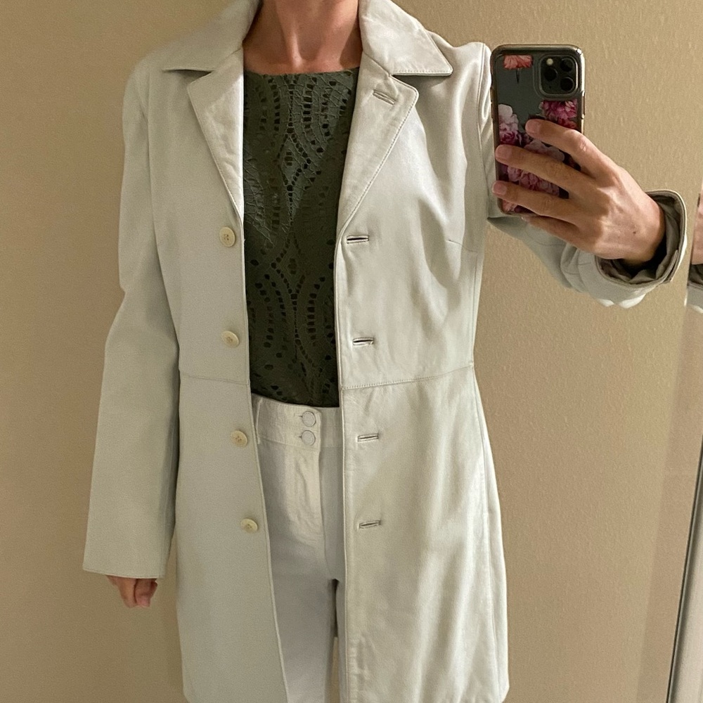 Kenneth Cole NY Real Leather Jacket sz S